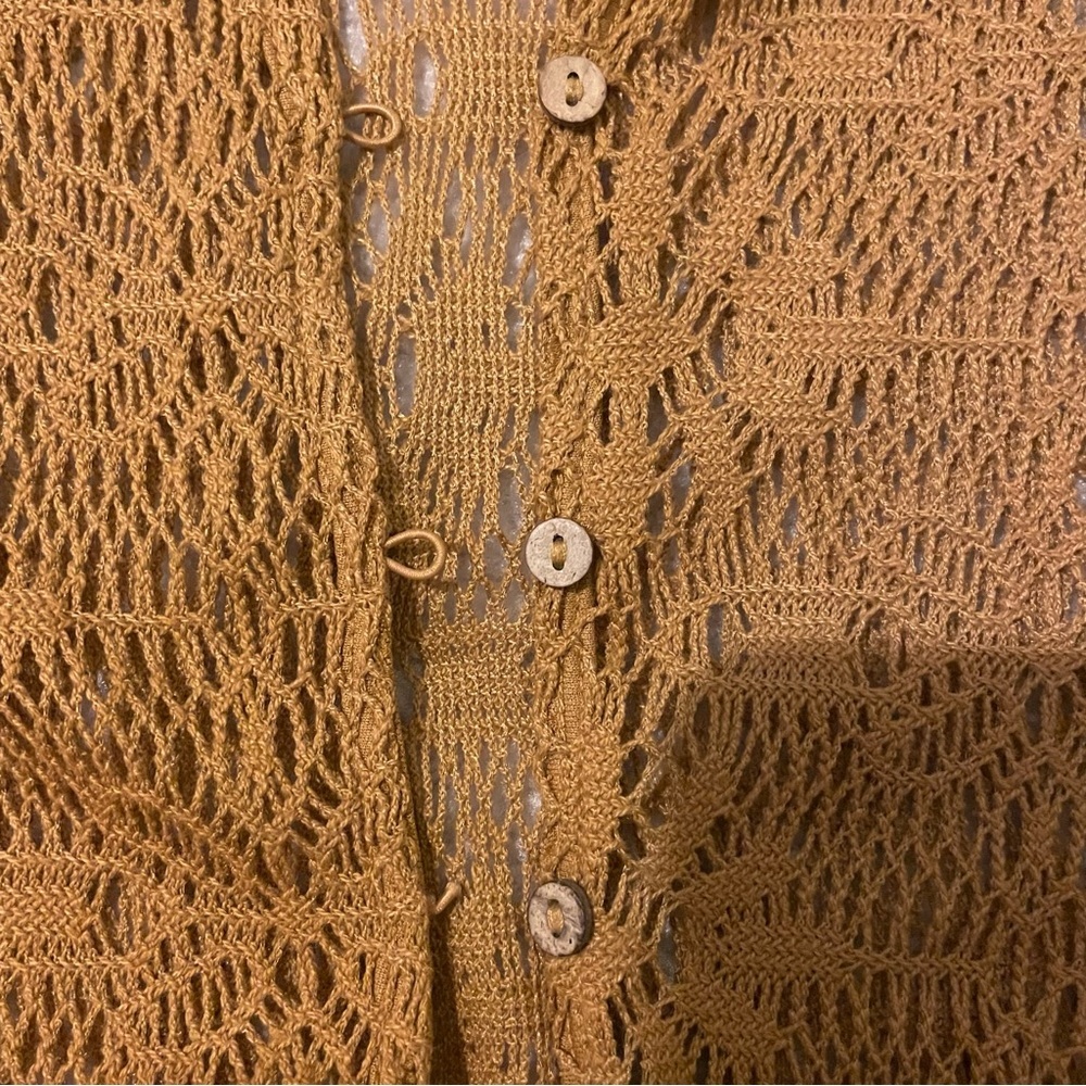 MAURICES button front lace cardigan-medium (read description) - Picture 7 of 9